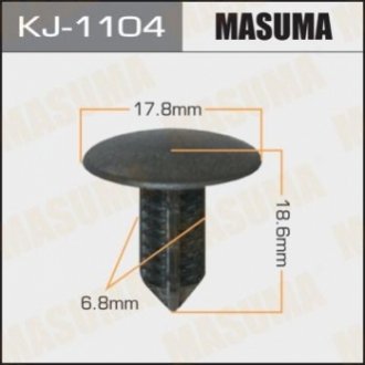 Зажим, молдинг / защитная накладка MASUMA KJ-1104 (фото 1)