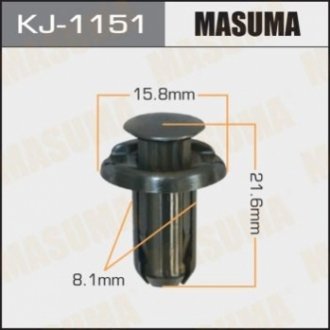Зажим, молдинг / защитная накладка MASUMA KJ-1151 (фото 1)