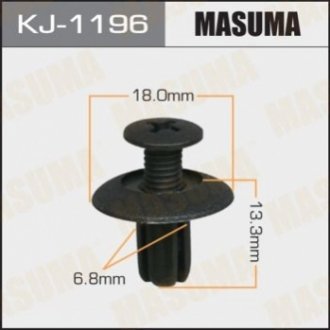 Затискач, молдинг / захисна накладка MASUMA KJ-1196 (фото 1)