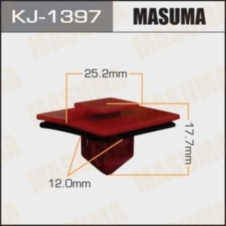 Затискач, молдинг / захисна накладка MASUMA KJ-1397 (фото 1)
