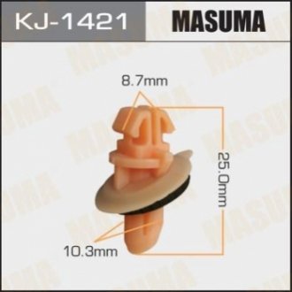 Затискач, молдинг / захисна накладка MASUMA KJ-1421 (фото 1)