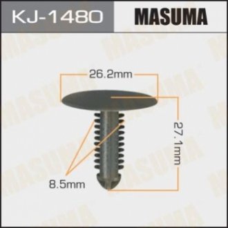 Затискач, молдинг / захисна накладка MASUMA KJ-1480 (фото 1)