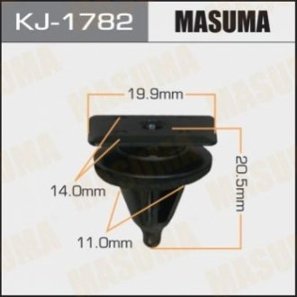Затискач, молдинг / захисна накладка MASUMA KJ-1782 (фото 1)