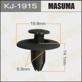 Зажим, молдинг / защитная накладка MASUMA KJ-1915 (фото 1)