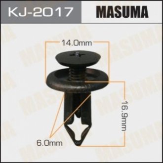 Затискач, молдинг / захисна накладка MASUMA KJ-2017