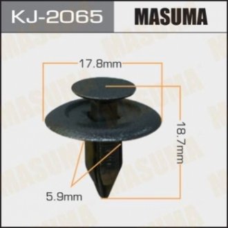 Зажим, молдинг / защитная накладка MASUMA KJ-2065