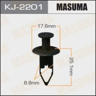 Затискач, молдинг / захисна накладка MASUMA KJ-2201 (фото 1)