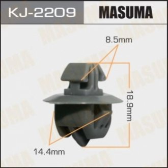 Зажим, молдинг / защитная накладка MASUMA KJ-2209 (фото 1)
