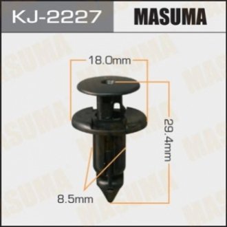 Затискач, молдинг / захисна накладка MASUMA KJ-2227