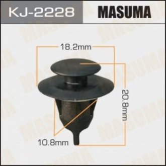 Зажим, молдинг / защитная накладка MASUMA KJ-2228 (фото 1)
