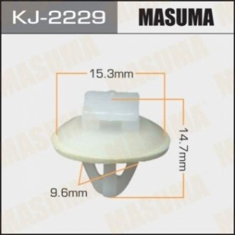 Зажим, молдинг / защитная накладка MASUMA KJ-2229