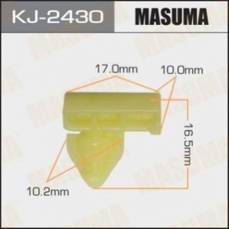 Затискач, молдинг / захисна накладка MASUMA KJ-2430