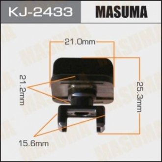 Зажим, молдинг / защитная накладка MASUMA KJ-2433 (фото 1)