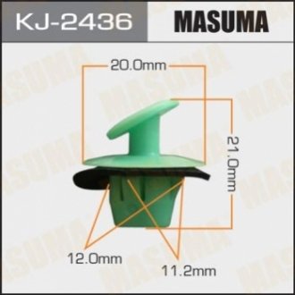 Зажим, молдинг / защитная накладка MASUMA KJ-2436 (фото 1)