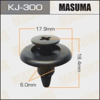 Затискач, молдинг / захисна накладка MASUMA KJ-300 (фото 1)