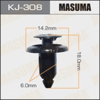 Затискач, молдинг / захисна накладка MASUMA KJ-308 (фото 1)