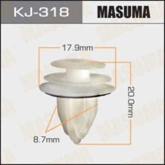 Затискач, молдинг / захисна накладка MASUMA KJ-318 (фото 1)