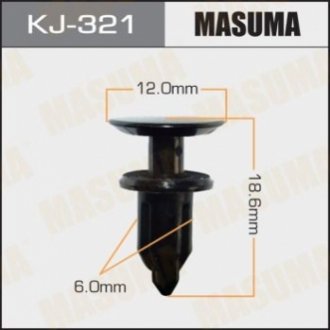 Затискач, молдинг / захисна накладка MASUMA KJ-321 (фото 1)