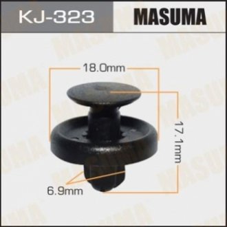 Зажим, молдинг / защитная накладка MASUMA KJ-323