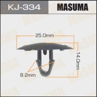 Затискач, молдинг / захисна накладка MASUMA KJ-334