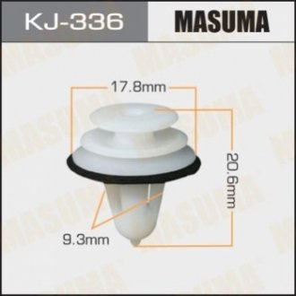 Затискач, молдинг / захисна накладка MASUMA KJ-336