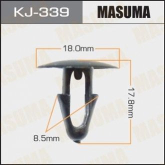 Затискач, молдинг / захисна накладка MASUMA KJ-339