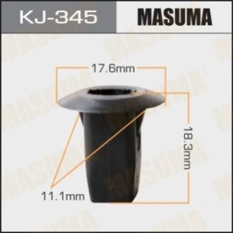Затискач, молдинг / захисна накладка MASUMA KJ-345 (фото 1)