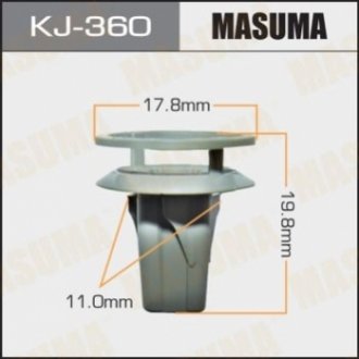 Затискач, молдинг / захисна накладка MASUMA KJ-360