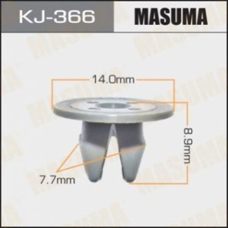 Затискач, молдинг / захисна накладка MASUMA KJ-366 (фото 1)