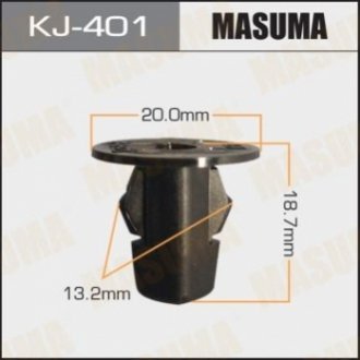 Затискач, молдинг / захисна накладка MASUMA KJ-401