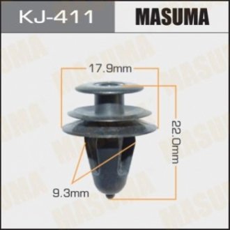 Затискач, молдинг / захисна накладка MASUMA KJ-411 (фото 1)