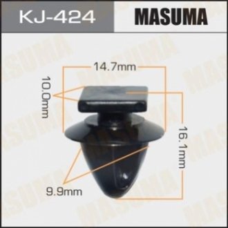 Затискач, молдинг / захисна накладка MASUMA KJ-424
