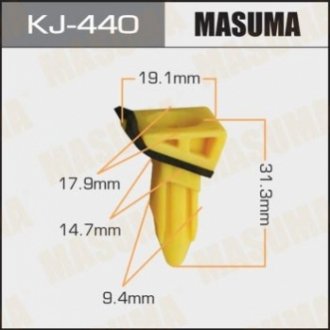 Зажим, молдинг / защитная накладка MASUMA KJ-440 (фото 1)
