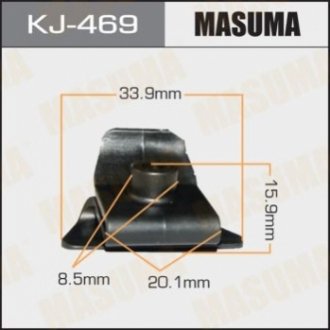 Затискач, молдинг / захисна накладка MASUMA KJ-469 (фото 1)