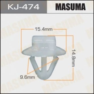 Затискач, молдинг / захисна накладка MASUMA KJ-474 (фото 1)