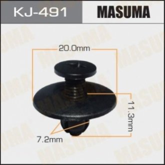 Затискач, молдинг / захисна накладка MASUMA KJ-491 (фото 1)