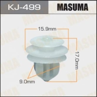 Затискач, молдинг / захисна накладка MASUMA KJ-499