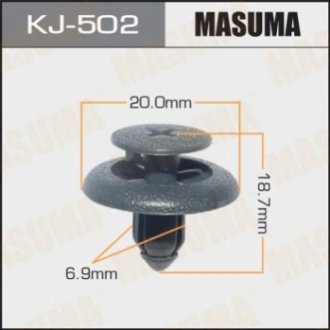 Затискач, молдинг / захисна накладка MASUMA KJ-502 (фото 1)