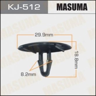 Затискач, молдинг / захисна накладка MASUMA KJ-512 (фото 1)