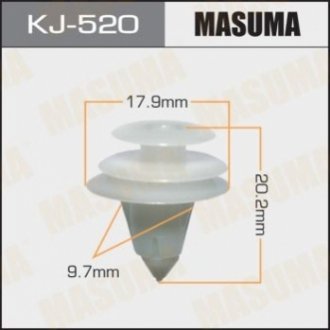 Затискач, молдинг / захисна накладка MASUMA KJ-520 (фото 1)