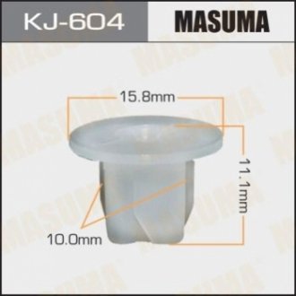 Затискач, молдинг / захисна накладка MASUMA KJ-604 (фото 1)