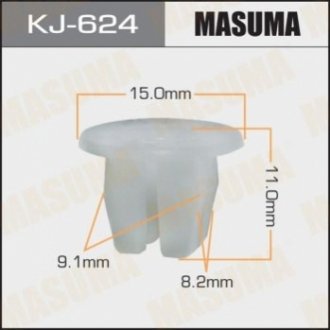 Затискач, молдинг / захисна накладка MASUMA KJ-624 (фото 1)