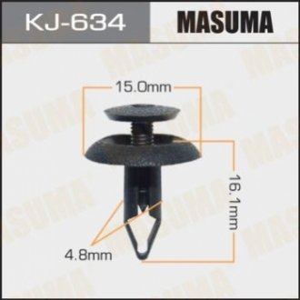 Затискач, молдинг / захисна накладка MASUMA KJ-634