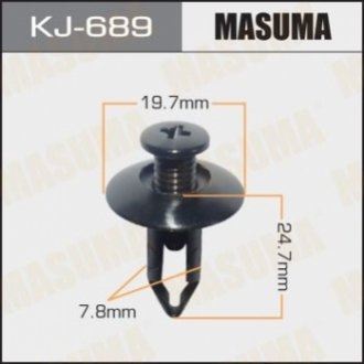 Затискач, молдинг / захисна накладка MASUMA KJ-689 (фото 1)