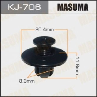 Затискач, молдинг / захисна накладка MASUMA KJ-706