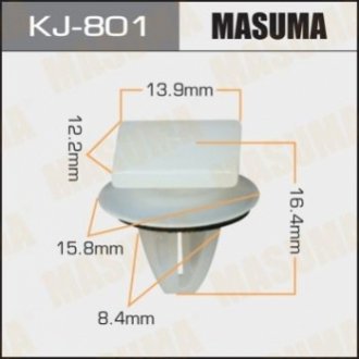 Затискач, молдинг / захисна накладка MASUMA KJ-801