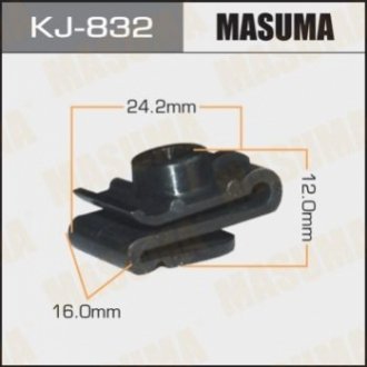 Зажим, молдинг / защитная накладка MASUMA KJ-832 (фото 1)