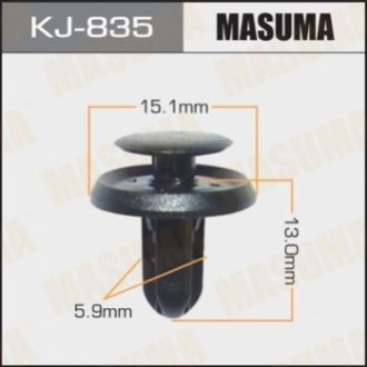 Затискач, молдинг / захисна накладка MASUMA KJ-835 (фото 1)