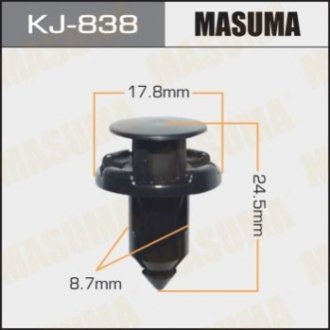 Затискач, молдинг / захисна накладка MASUMA KJ-838 (фото 1)