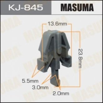 Затискач, молдинг / захисна накладка MASUMA KJ-845 (фото 1)
